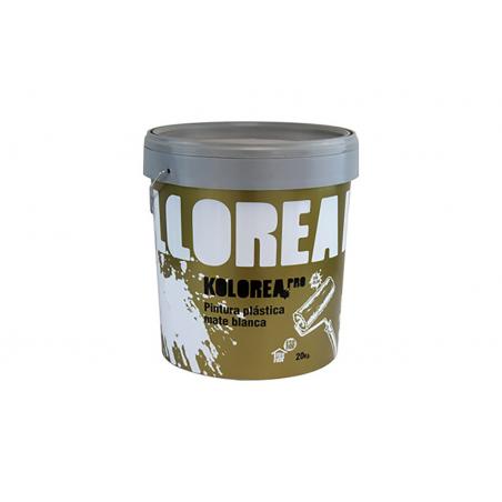 Pintura plastica exterior interior pro mate 20 kg blanco KOLOREA