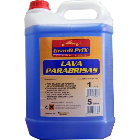 Lavaparabrisas coche 5lt 10% azul GRAND PRIX