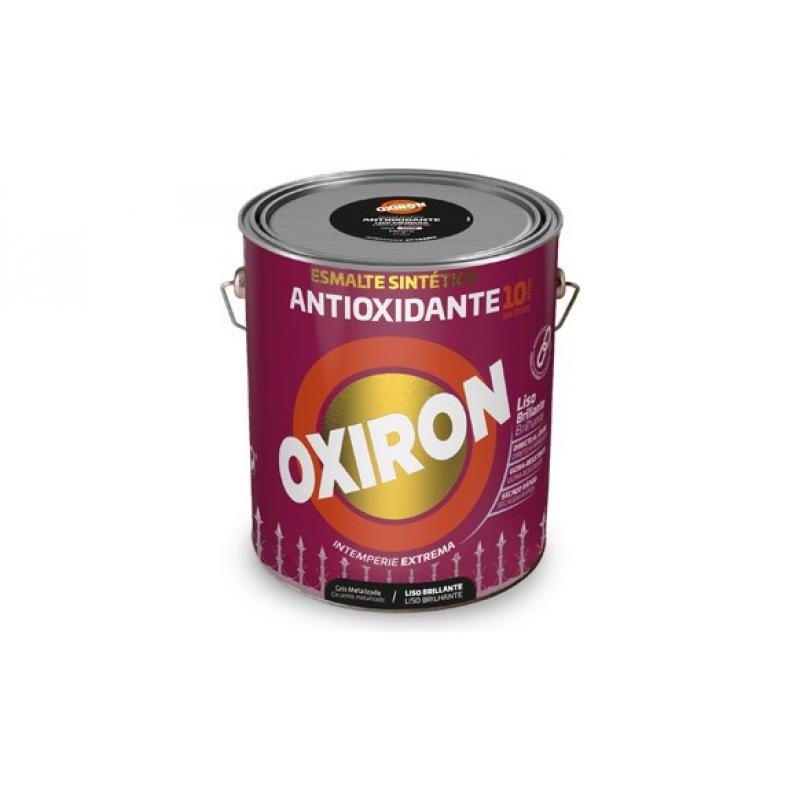 Esmalte antioxidante liso brillo 4 l negro OXIRON