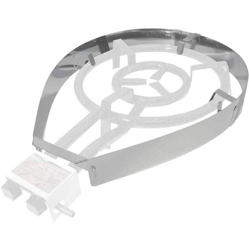 Paravientos inox para paellero extensible para 55 - 60 - 65 - 70 cm