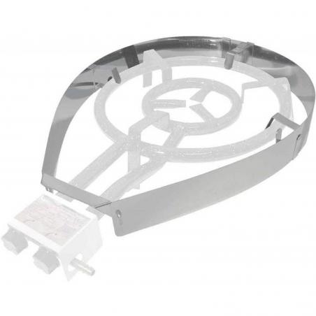 Paravientos inox para paellero extensible para 55 - 60 - 65 - 70 cm