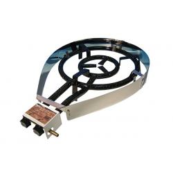 Paravientos inox para paellero extensible para 55 - 60 - 65 - 70 cm