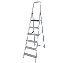 Escalera aluminio domestica 6 peldaños
