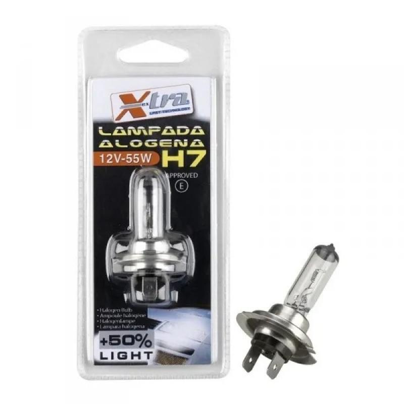 Lampara faro automovil halogena faro delantero luz blanca 12v-55w h7