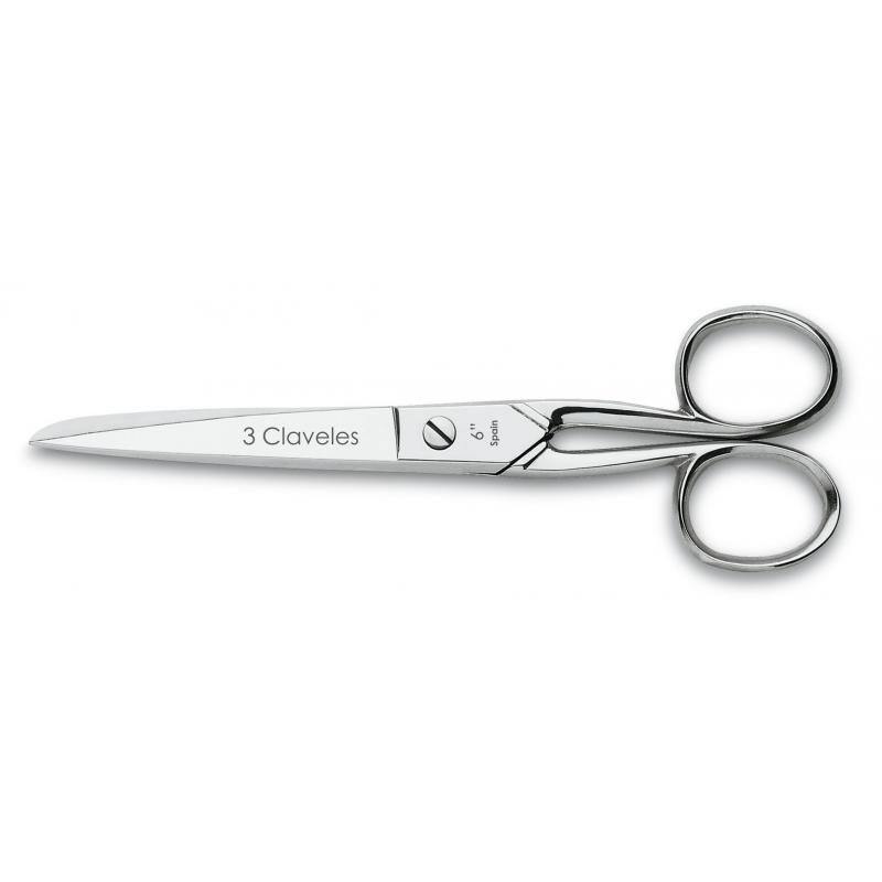 Tijera costura 6" 3 CLAVELES