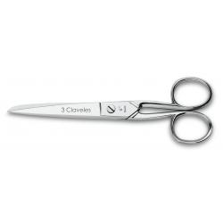Tijera costura 7" 3 CLAVELES