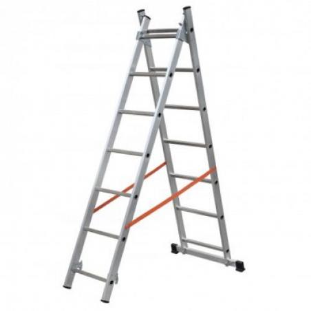 Escalera doble 2x9 peldaños KYLATE