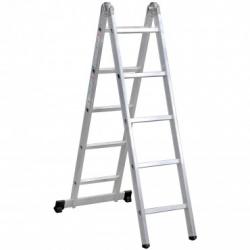 Escalera aluminio plegable 5+5 peldaños PERSUM