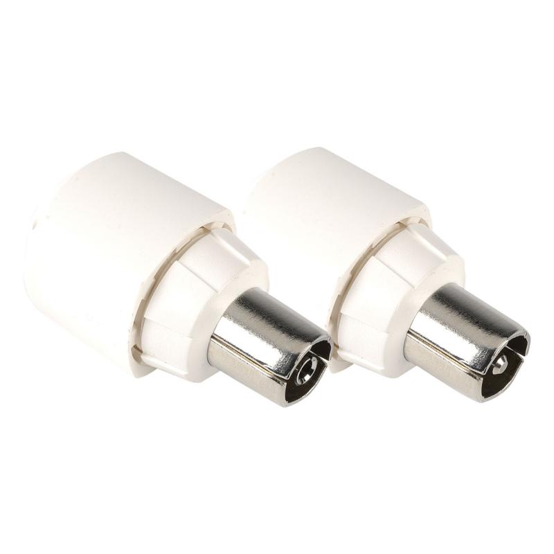 Conector antena macho-hembra (2 pz) TELEVES