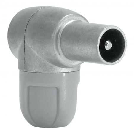 Conector antena acodado macho TELEVES