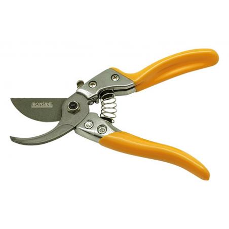 Tijera de Podar de 1 Mano 18 cm IRONSIDE Corte Bypass con mango recubierto PVC