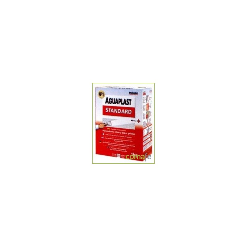 PLASTE AGUAPLAST STANDARD BLANCO INTERIOR ESTUCHE 1KG 4051 - Imagen 1