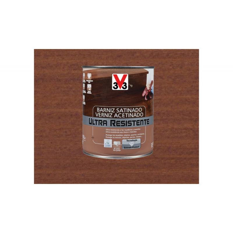 Barniz Interior Al Agua Ultra Resistente Satinado 750 Ml Sap