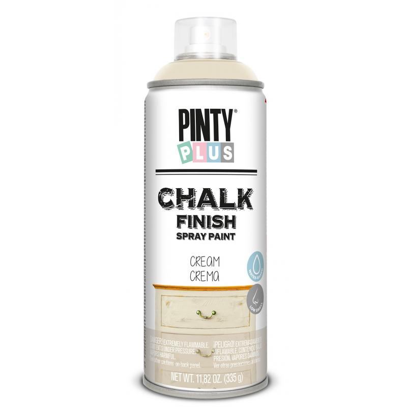 Pintura spray efecto tiza crema PINTY PLUS