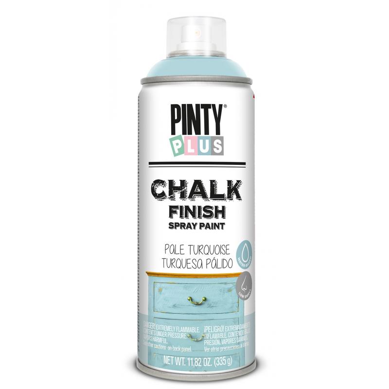 Pintura spray efecto tiza turquesa PINTY PLUS