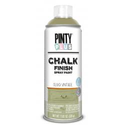 Pintura spray efecto tiza oliva PINTY PLUS