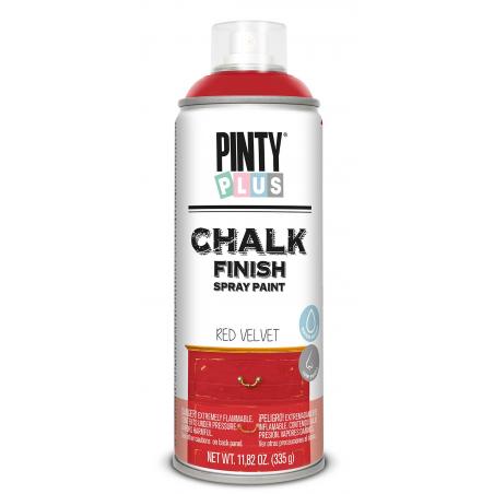 Pintura spray efecto tiza rojo PINTY PLUS