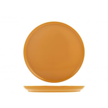 Plato llano Estocolmo ocre 28 cm