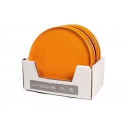 Plato llano Estocolmo ocre 28 cm