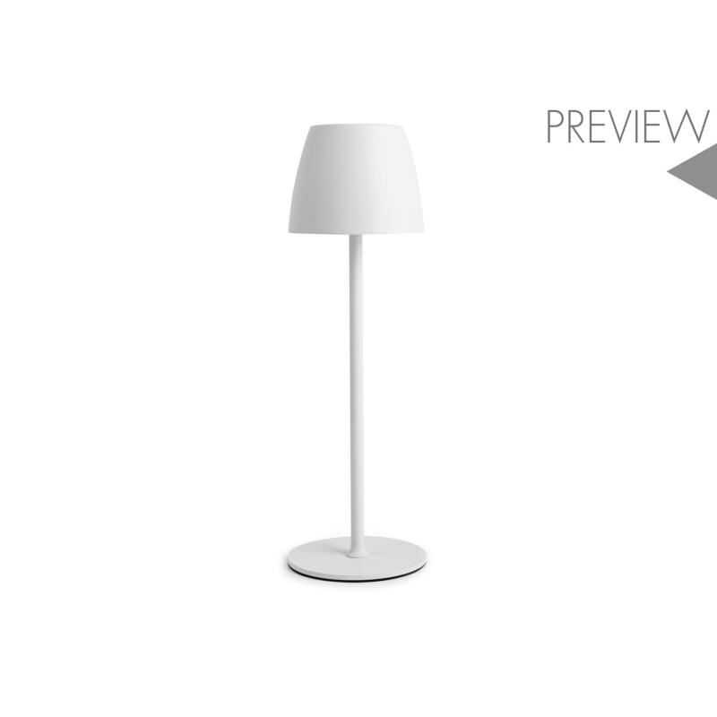 Lampara led recagable blanco