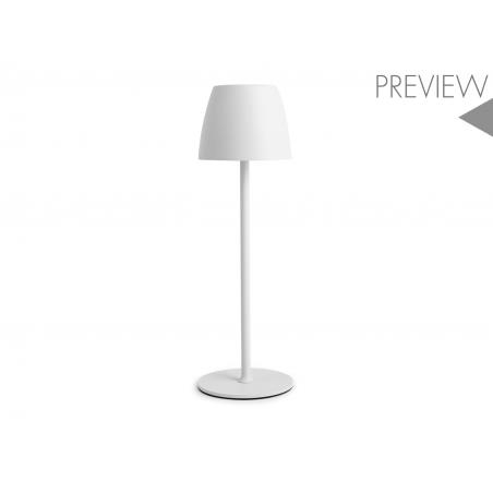 Lampara led recagable blanco