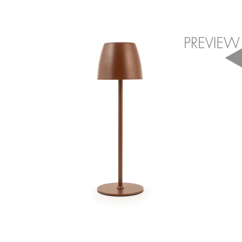 Lampara led recagable cobre