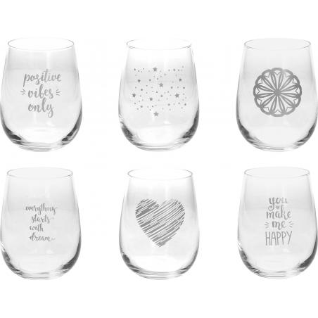 Surtido vasos decorados