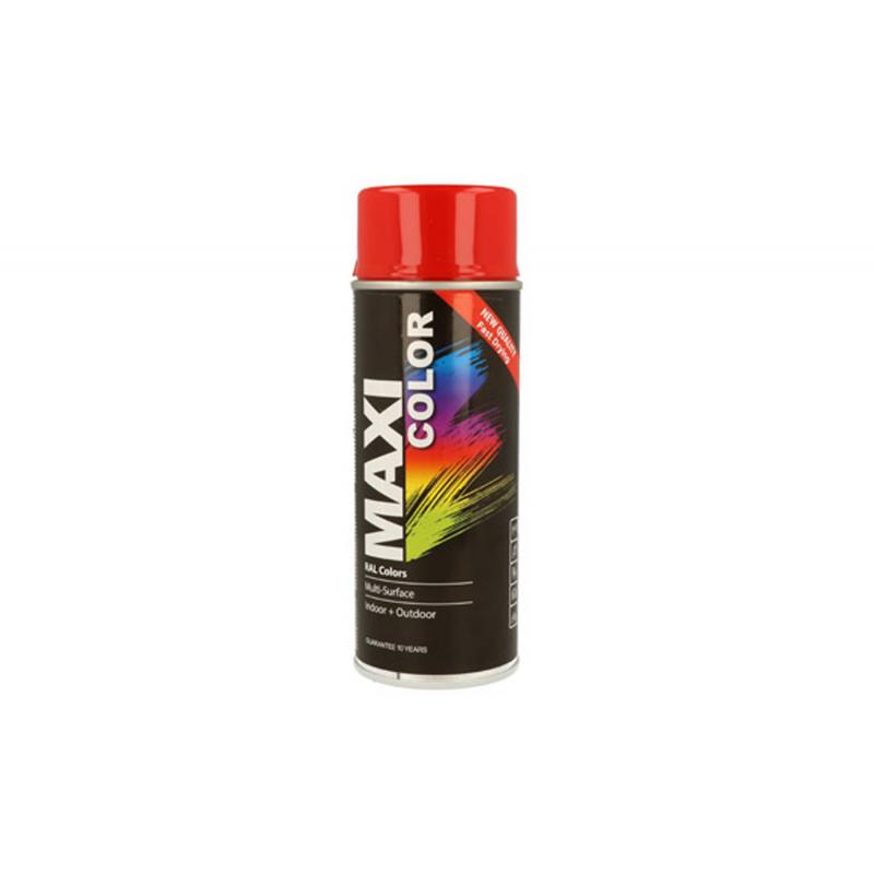 Pintura spray rojo trafico brillo