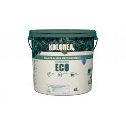 Esmalte al agua blanco satinado 4 LT KOLOREA