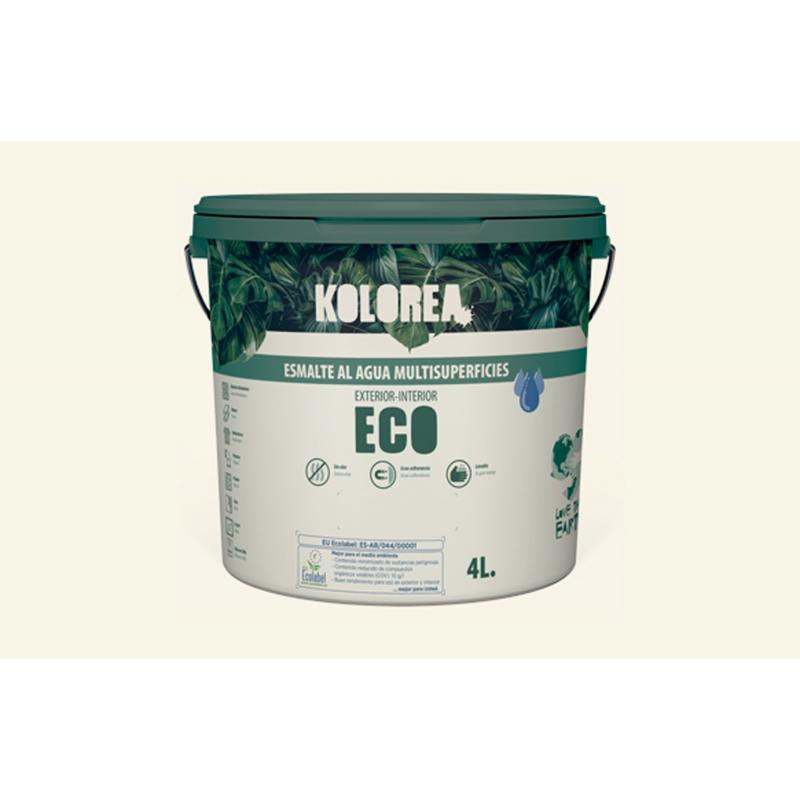 Esmalte al agua blanco roto satinado 4 lt KOLOREA