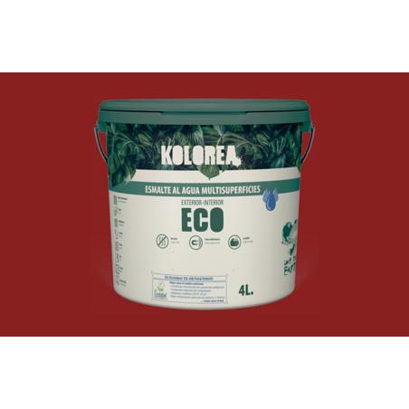 Esmalte al agua rojo carruajes satinado 250 ml KOLOREA