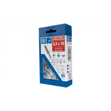 Remache alomada 3,2x8 BRALO
