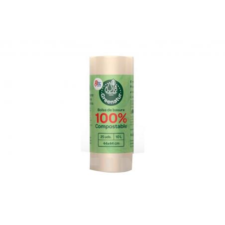 Bolsa basura compostable 10 lt (25 ud)