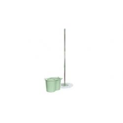 Cubo con escurridor menta