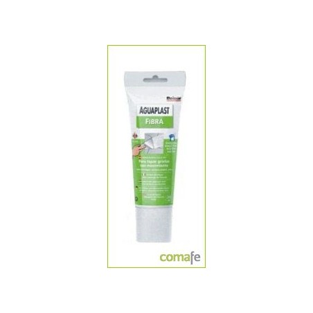 MASILLA AGUAPLAST FIBRA GRIS INTER/EXTERIOR TUBO 200ML 1383 - Imagen 1