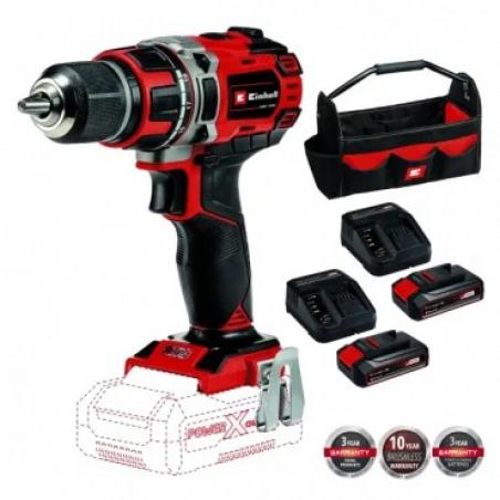 Kit taladro percutor bateria EINHELL