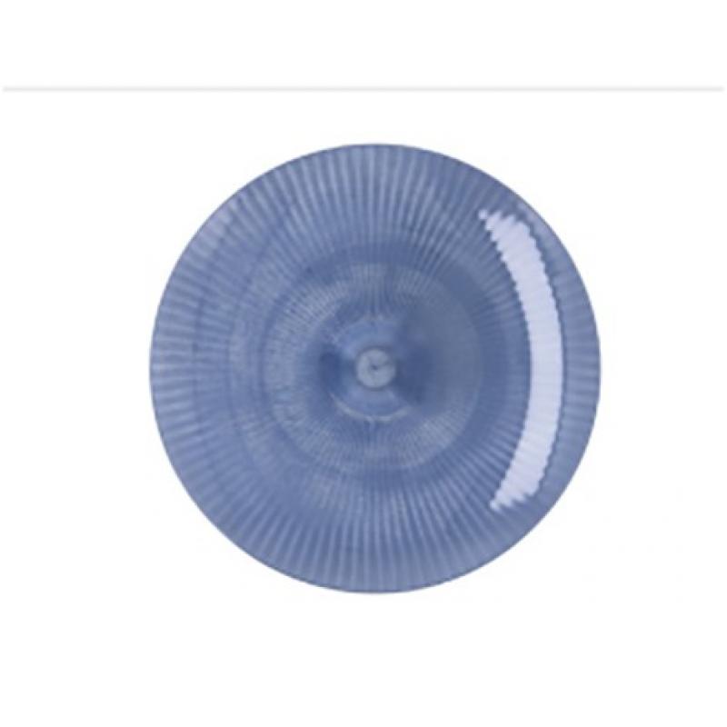 Plato azul poliestireno
