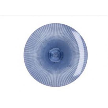 Plato azul poliestireno
