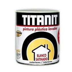 Pintura plastica blanco 750 ml TITAN