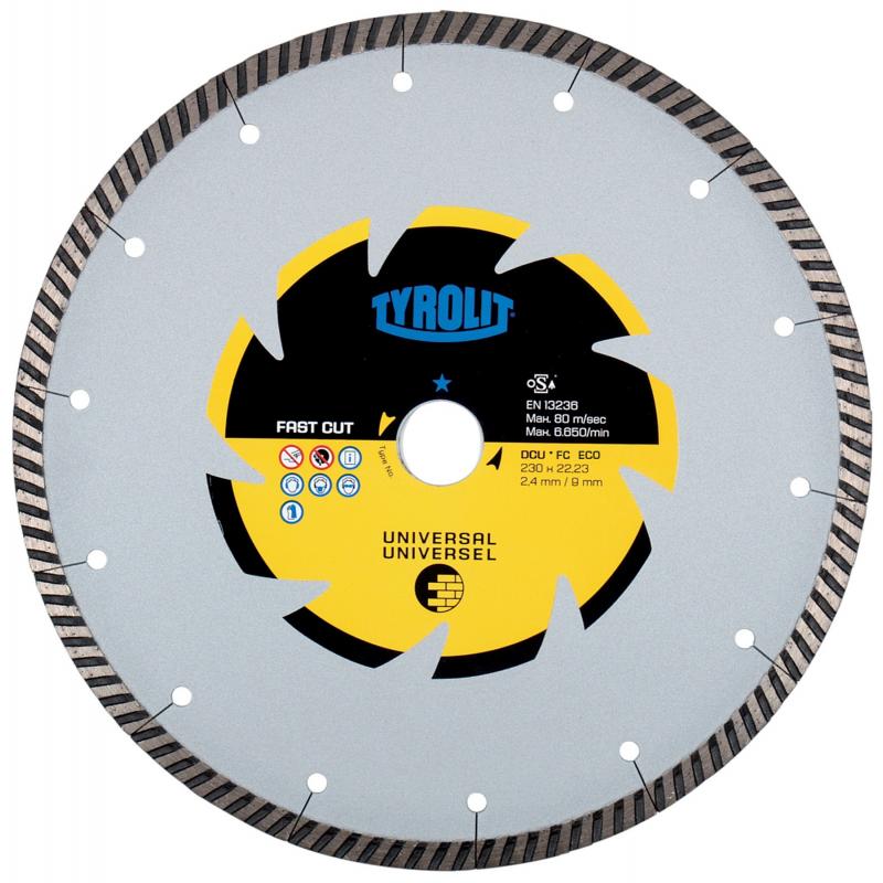 Disco diamante general obra TYROLIT