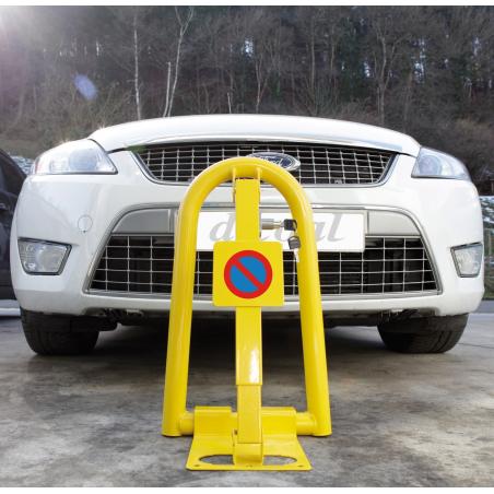 Barrera parking con cerradura