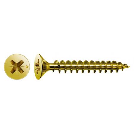 Tornillo rosca madera bicromatado