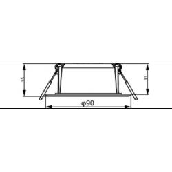 Downlight empotrar