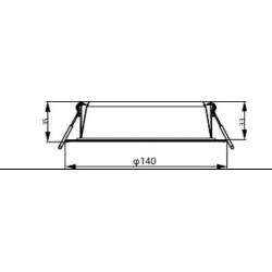 Downlight empotrar