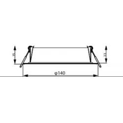 Downlight empotrar