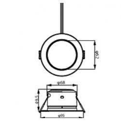 Downlight empotrar