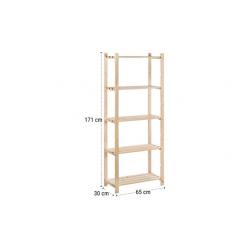 Estanteria pino 5 baldas