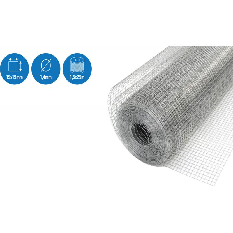 Malla electrosoldada galvanizada