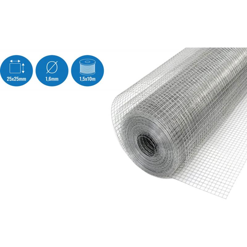 Malla electrosoldada galvanizada