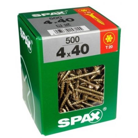 TORNILLO SPAX TORX BICROMATADO TORNILLO SPAX TRX 06X0140MM BICROMATADO